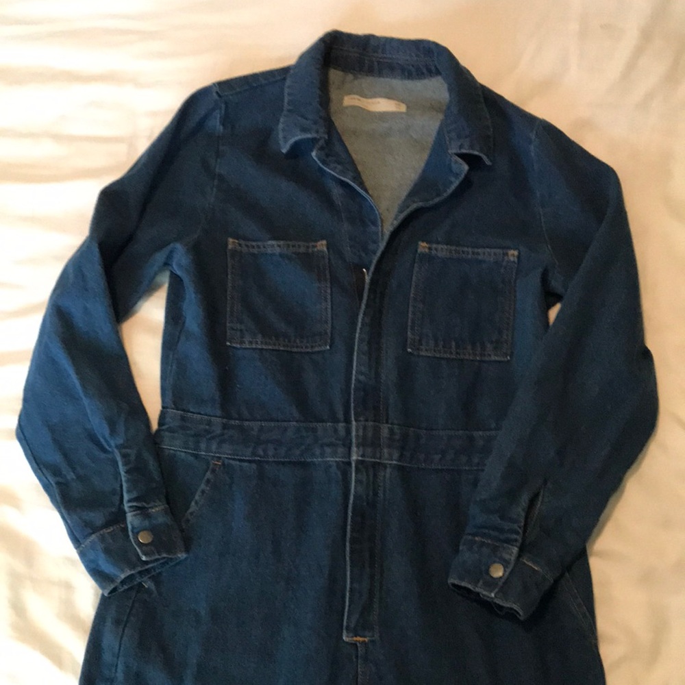 ASOS boilersuit jumpsuit blue denim